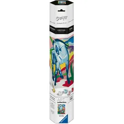 Ravensburger CreArt Canvas - Malen nach Zahlen - Franz Marc: Blaues Pferd