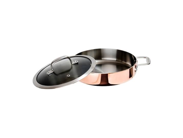 Ronneby Bruk Maestro Sauteuse Kupfer mit Glasdeckel 26cm