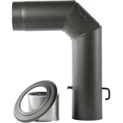 Bertrams, Zubehör Kerzen + Kamin, Kamin-Anschluss-Set Ø150mm grau 3teilig