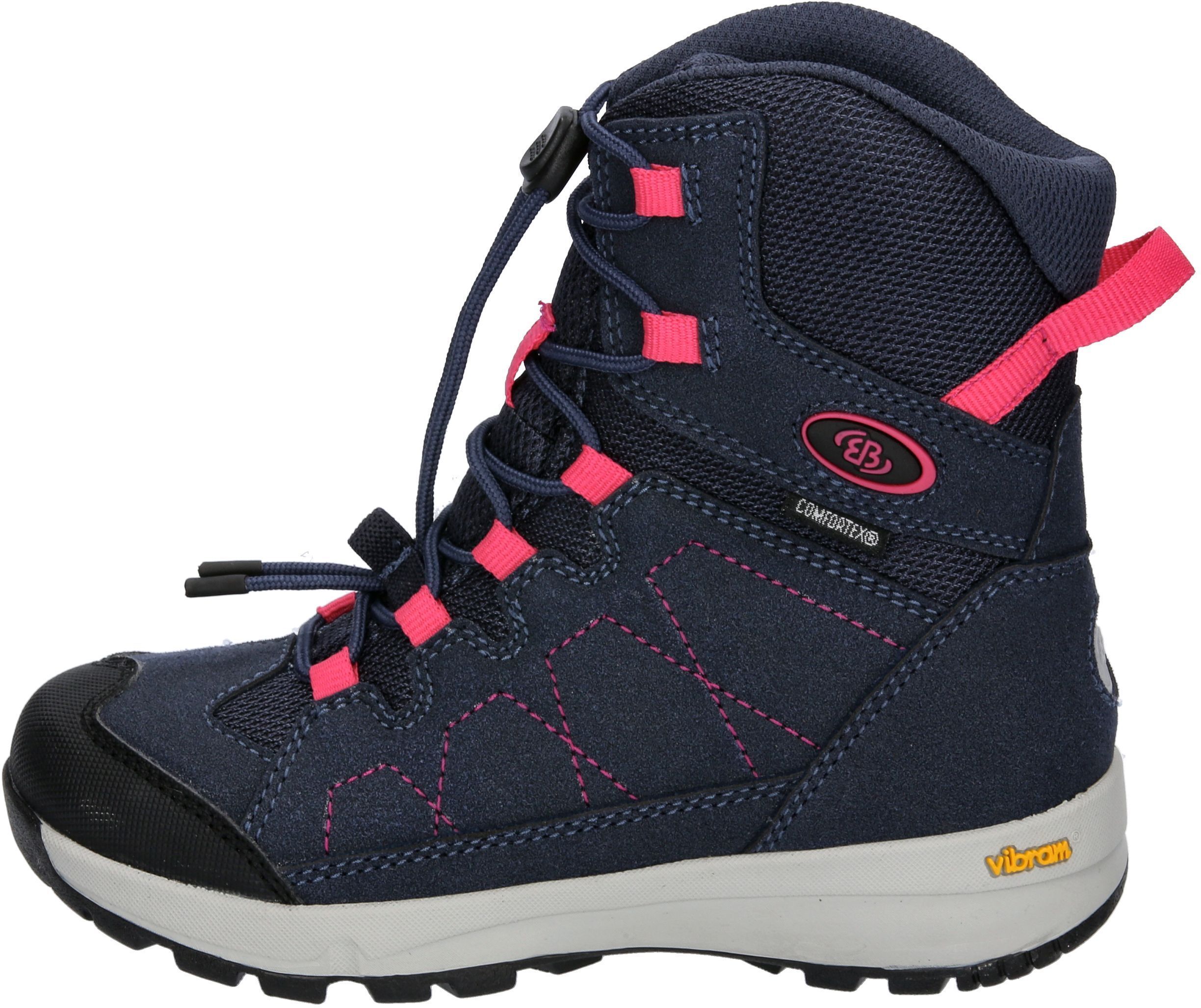 Winterstiefel BRÜTTING "Winterboot Farum", Mädchen, Gr. 37, wärmend, blau, Synthetik, Schuhe Winterstiefel blau 37, wärmend