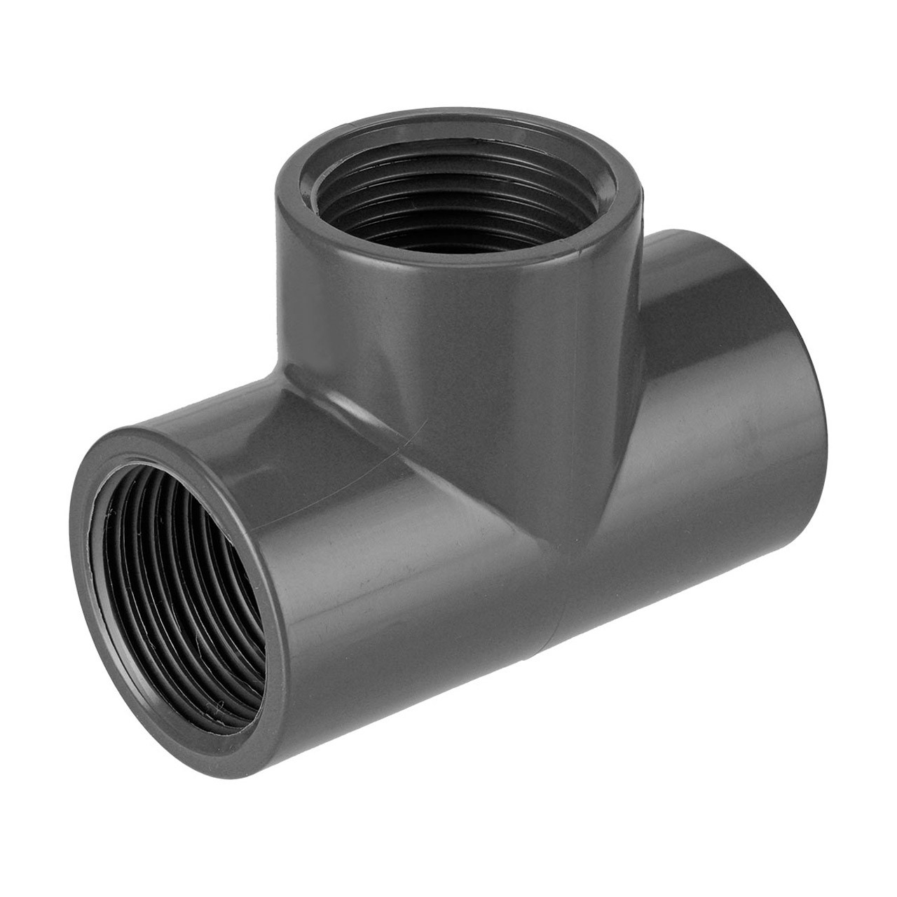 REKUBIK PVC-U T-Stück 3x Innengewinde 3" IG x 3" IG x 3" IG 7203090