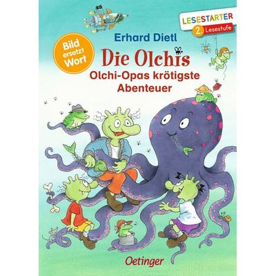 Die Olchis. Olchi-Opas krötigste Abenteuer, Gebundene Ausgabe von Erhard Dietl, Verlag Friedrich Oetinger GmbH, 978-3-7512-0364-7