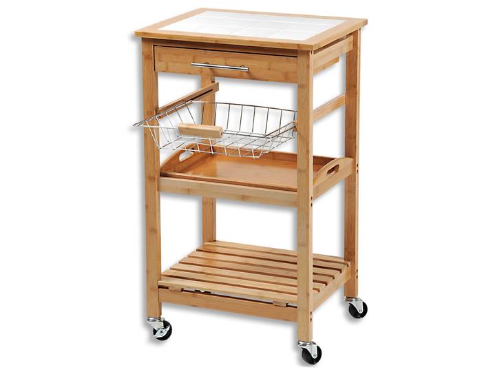 Chariot de cuisine Kesper 48 x 81 x 38cm Marron