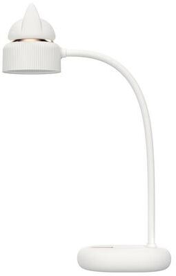 United Cat Shaped LED Desk Lamp With Adjustable Brightness Dual Light Night Lamp white