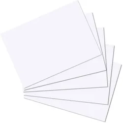 herlitz Karteikarten A5 blanko weiß VE=4x100 Stück