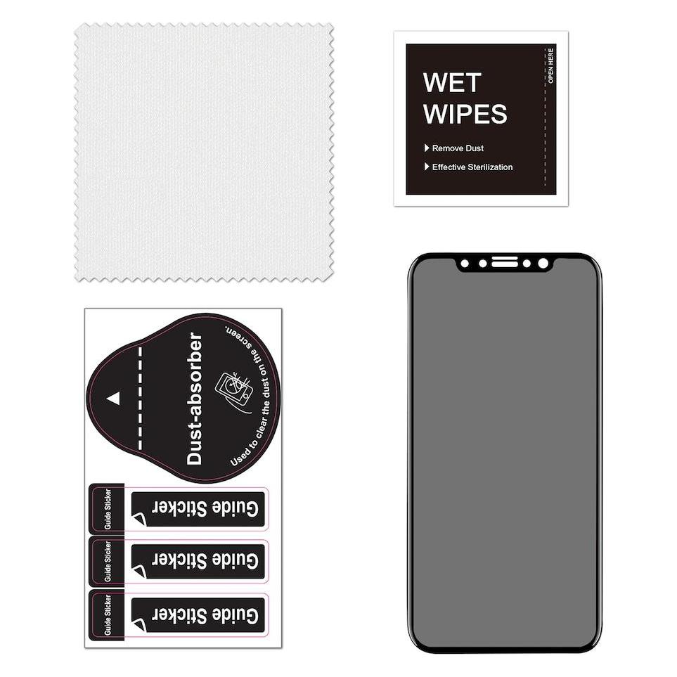 Iiglo iPhone 12 3D Privacy Skaermbeskytter (1 Stk., Apple iPhone 12) (II-PRI-3DIP12)