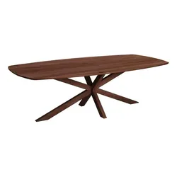 MAISON Esstisch Newark 220 x 120 cm Holz Braun