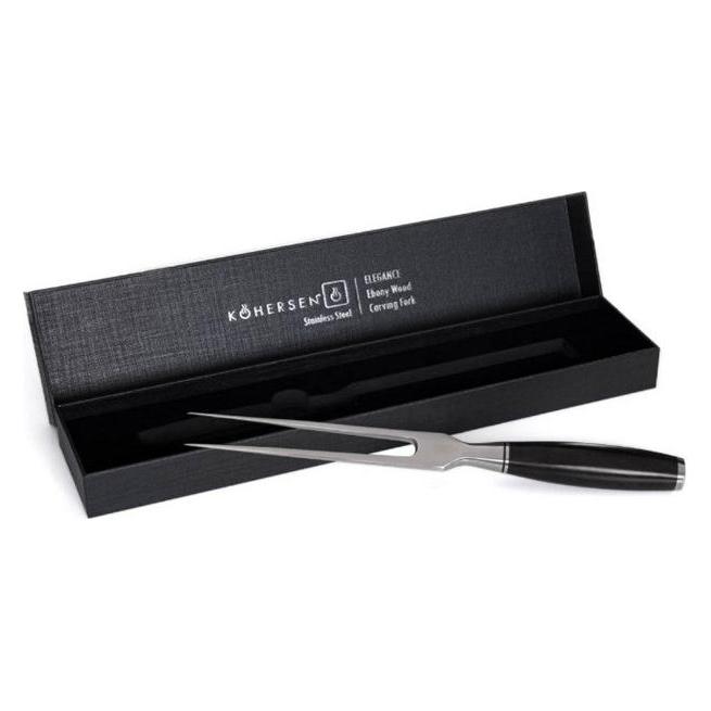 Kohersen Widelec do mięsa Elegance Ebony Wood (Fleischgabel) (72218)