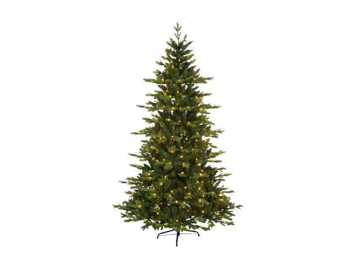 Künstlicher Weihnachtsbaum Larvik, 700 LED's, 210 cm , grün, H: 210cm bis, PARFORCE TRADITIONAL HUNTING, Weihnachtsbäume, Künstlicher Weihnachtsbaum
