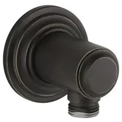 Gessi Venti20 Wandanschlussbogen ohne Brausehalter, 1/2 Anschluss, Wandmontage, 65169187, Farbe: Bronze Antik