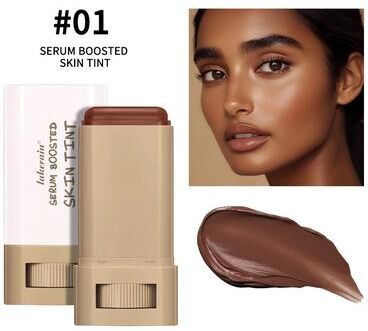 Uplift Picks Waterproof Skin Tint Stick Nourishing Tinted Serum Foundation Balm 01 1 Pc