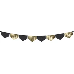 Girlande gold schwarz