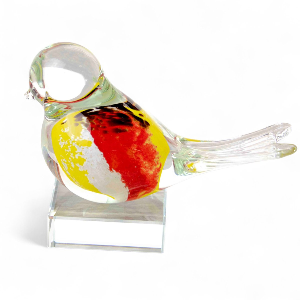 Loranto Mini Urn Vogel - Luxe glazen urn voor volwassenen