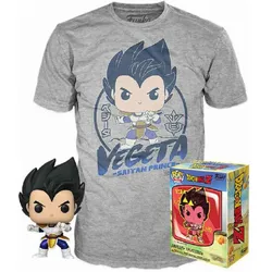 Funko POP! T-Shirt & Vinyl Dragon Ball Z Vegeta (PU MT) (XL)