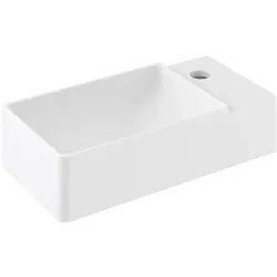 Cosmic Fancy Waschbecken Links ohne Überlauf 40x20x50 cm, Matt, 747020600 747020600