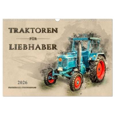 Traktoren für Liebhaber (Wandkalender 2026 DIN A3 quer), CALVENDO Monatskalender