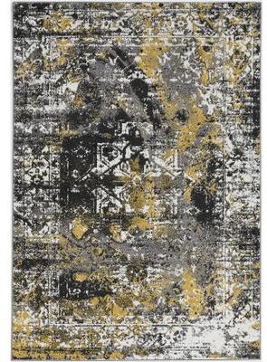 KAS Rugs Skyline Distressed Medallion Boho Area Rug