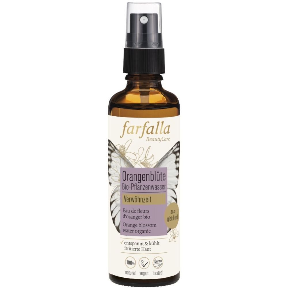 Farfalla Bio-Pflanzenwasser Orangenblüte Spr 75 ml Dosierspray