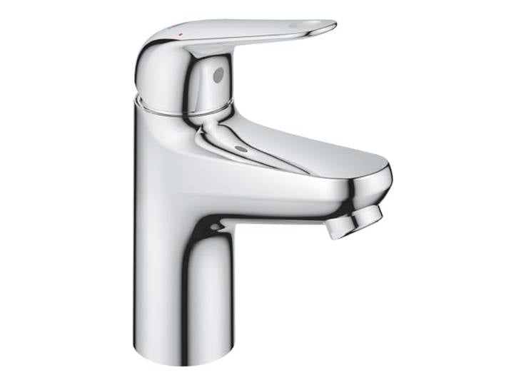 GROHE Swift Mitigeur Monocommande Lavabo\, Economie d'Eau\, Taille S\, Vidage Clic Clac\, Installation Facile\, Chromé\, 24318001