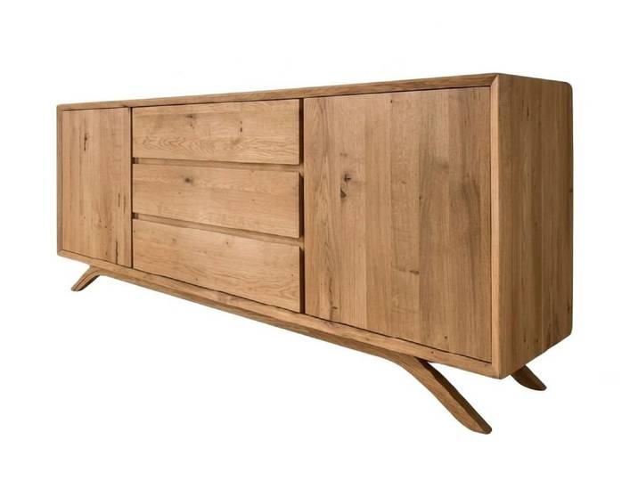 JVmoebel Sideboard Braun-Beiges Designer Sideboard Exklusive Anrichte Holzmöbel (1-tlg)