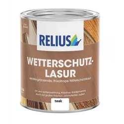 Relius Wetterschutzlasur teak 0,375Ltr. * 309852
