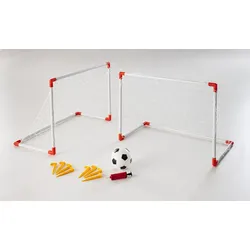 Hardin 1fachgut Doppel Fußballtor-Set 2er 85x 42x 60cm