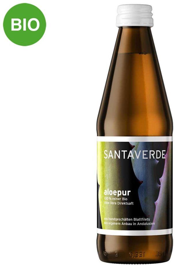 Santaverde Aloe Vera Saft 100% reiner KbA Saft