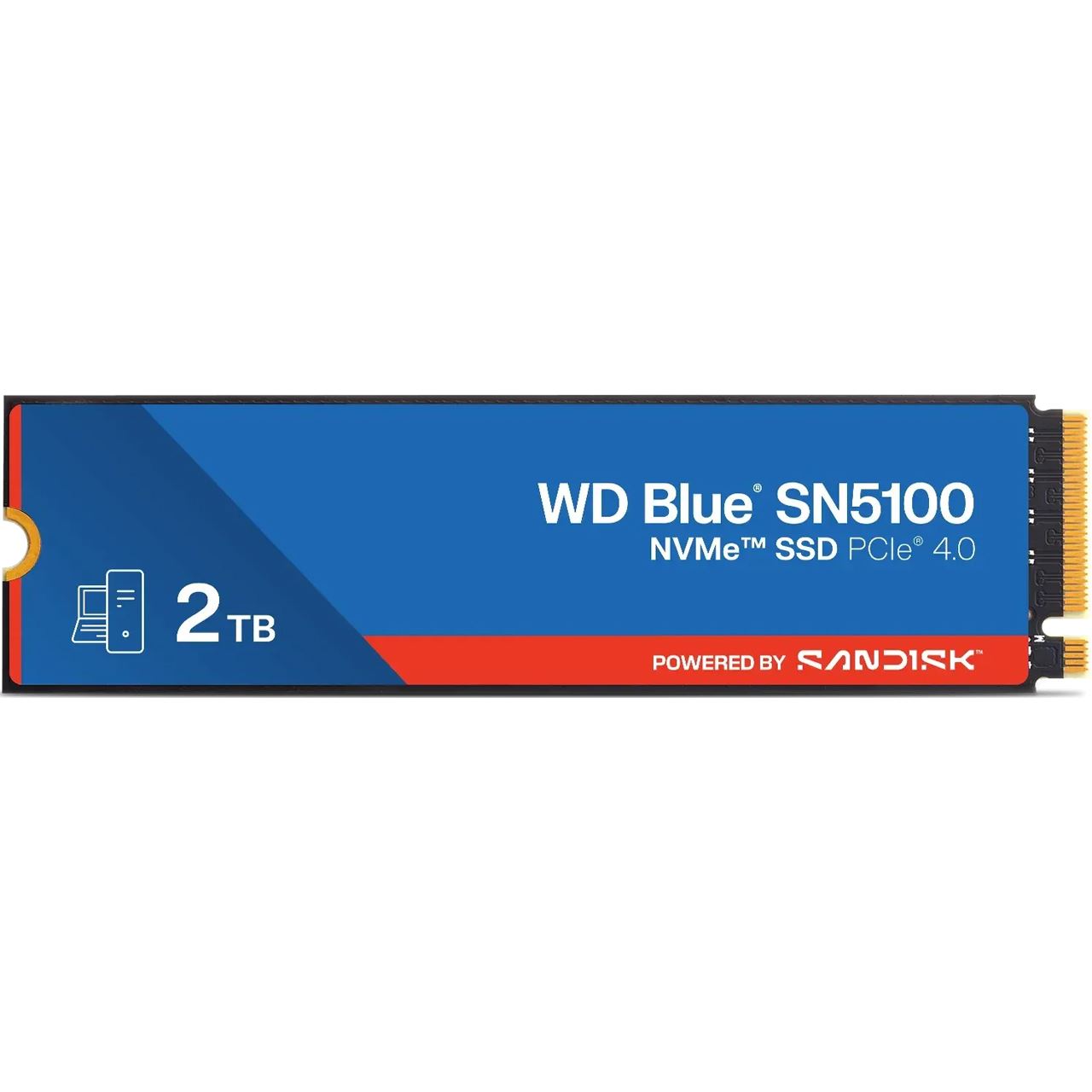 2TB SanDisk WD Blue SN5100 M.2 2280 PCIe 4.0 x4 3D-NAND QLC (WDS200T5B0E-00CPE0)