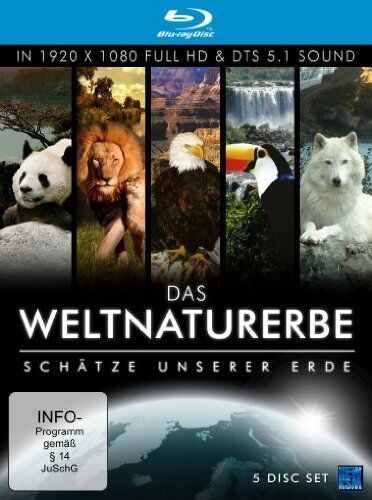 Das Weltnaturerbe - Schätze unserer Erde (5 Disc-Set) [Blu-ray] - Preis vom 30.09.2026 22:30:23 h