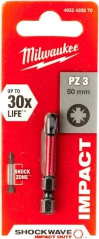 Milwaukee Shockwave PZ3 x 50 mm - 1 pc (MI4932430870)