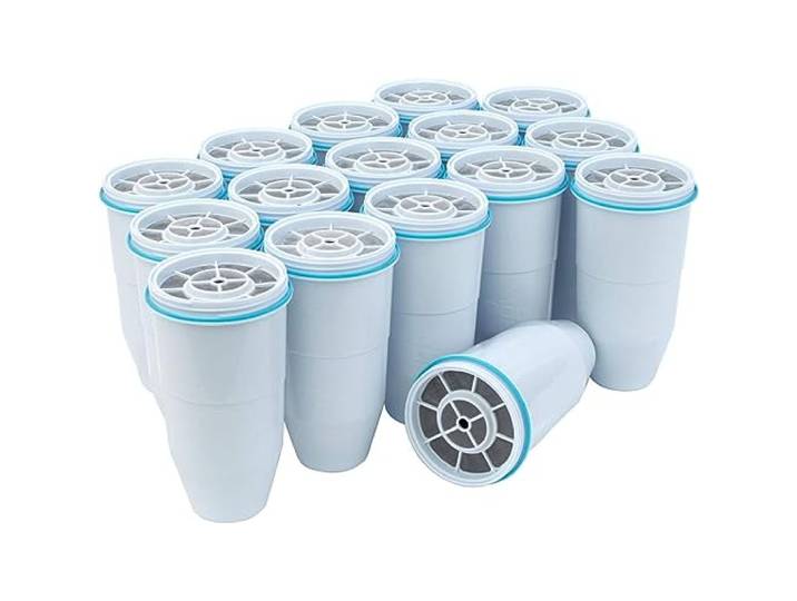 Zerowater 5-Stufiger Wasserfilter Ersatz, Wasseraufbereiter Trinkwasser - NSF-Zertifiziert zur Reduzierung von Blei, Anderen Schwermetallen und PFOA/PFOS - Wasserfilter Kartuschen 16er-Pack, Weiß