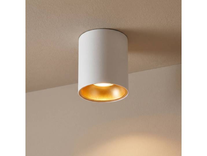 ORION Deckenspot Starlight, rund, weiß dimmbar, weiß / opal, für Wohn- / Esszimmer, Aluminium, Modern, Strahler
