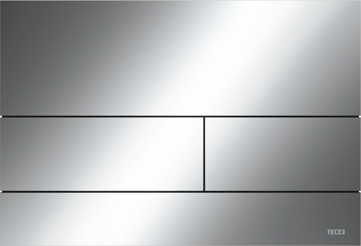 TECEsquare II plaque de commande en métal 9240831 chrome brillant
