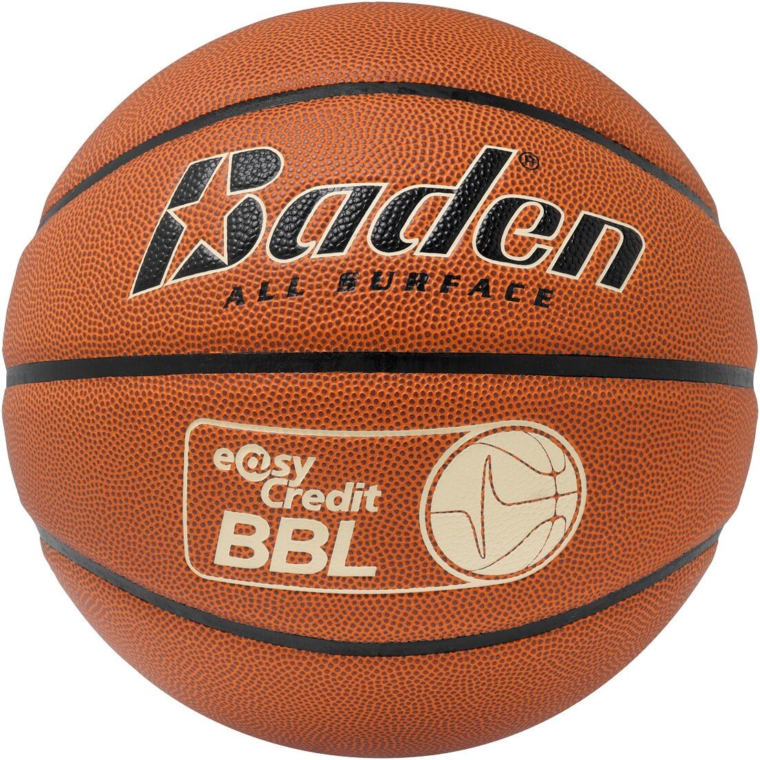Basketball KEMPA "Basketball Baden Crossover easyCredit BBL" Gr. 7, orange, Bälle, Herren, 7, Basketball