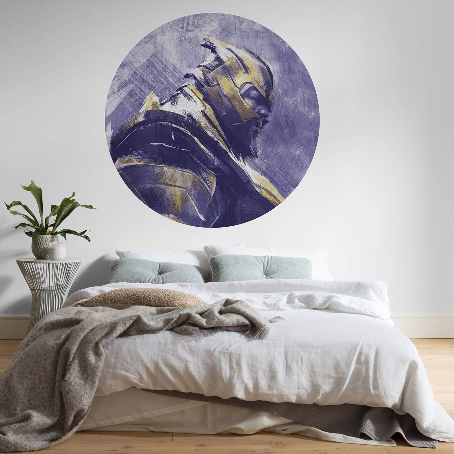 home24 Vlies-fotobehang Avengers Thanos 128 x 128 cm