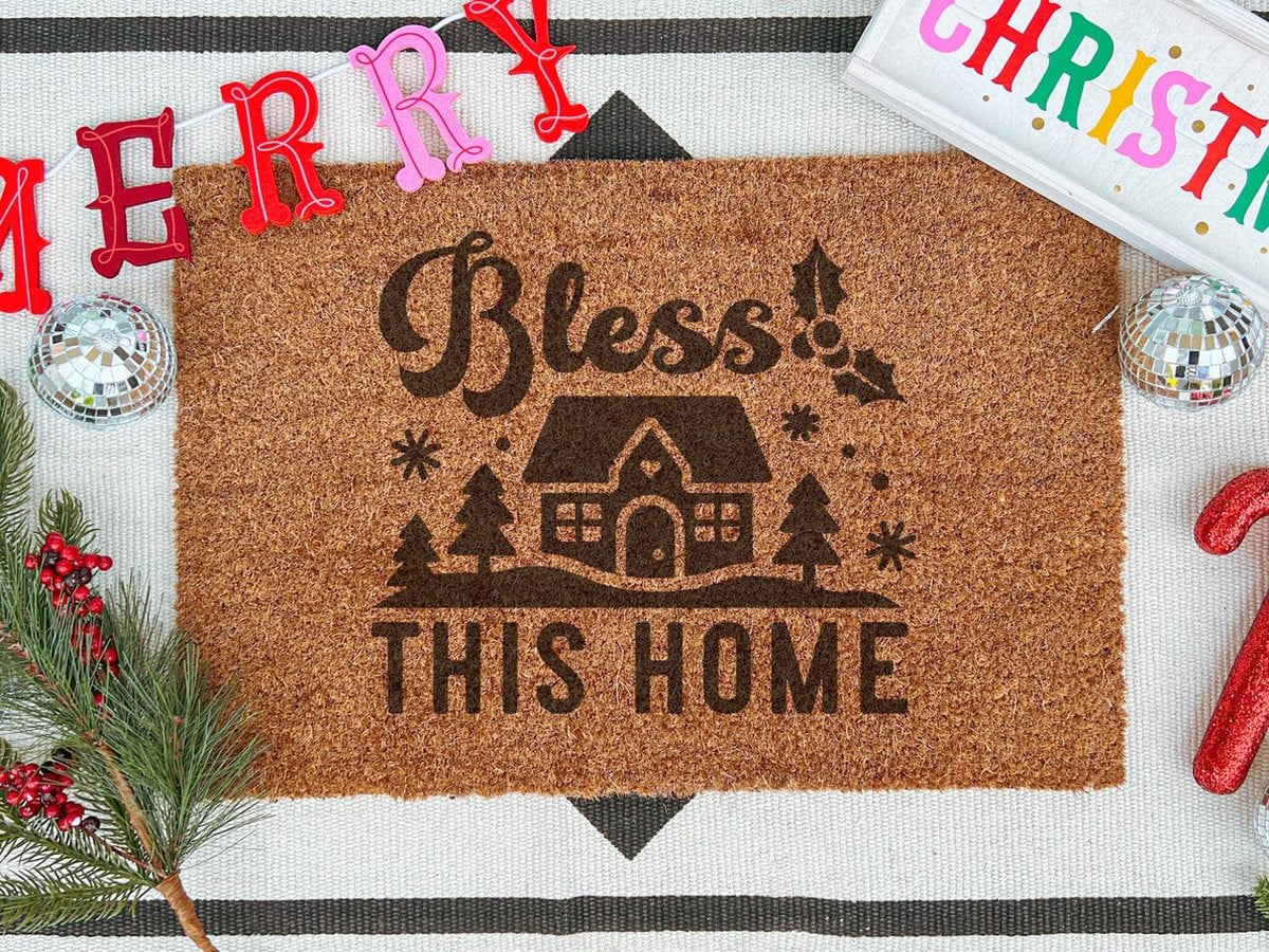 Bless This Home Ingangsmat 60 x 40 cm