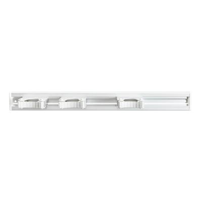 haug Geräteleiste 8699 3xHalter 510x55mm aluminium