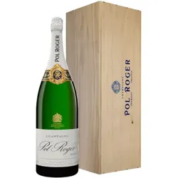 Jéroboam - Champagner Pol Roger - Réserve Brut - Holzkiste