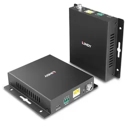 LINDY Cat.6A USB-C Type C HDBaseT 3.0 Extender 100m schwarz