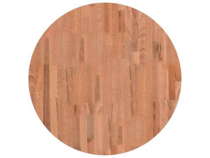 KGHFDVB Tischplatte Braun Ø70 x 1,5 cm Rund Massivholz Buche Lackierung Massives Buchenholz mit Lackierung, runde Tischplatte für Couchtisch, 70 x 1, 5 cm, vielseitig kombinierbar