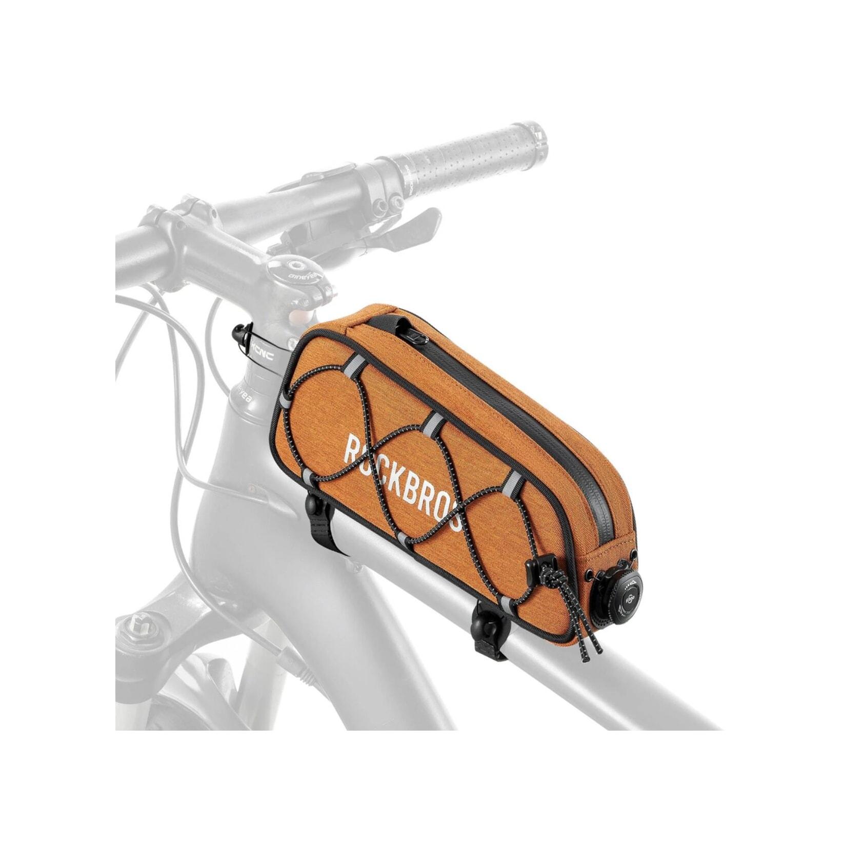 Rockbros ROAD TO SKY Fahrradtasche Oberrohr wasserdicht 0,7L Orange