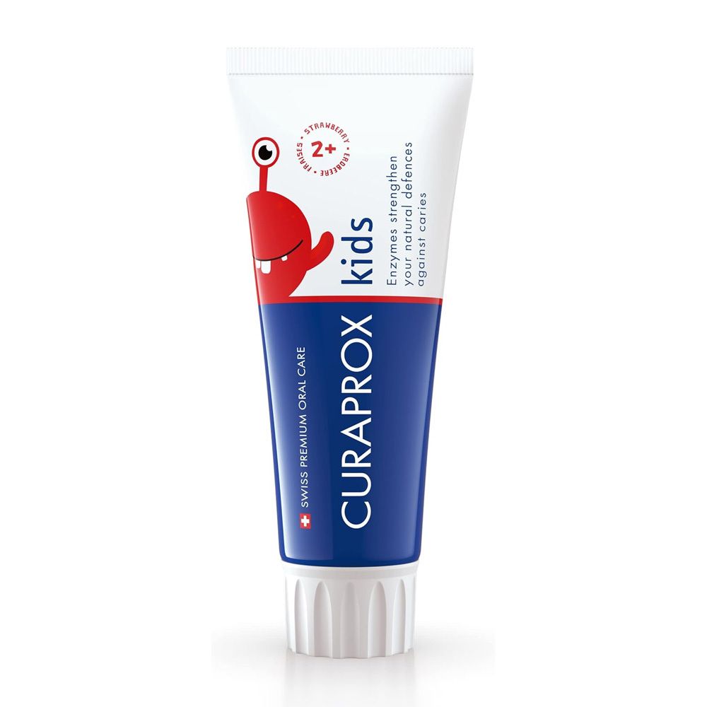 Curaprox kids Zahnpasta Erdbeere ab 2 Jahre 950ppm 60 ml