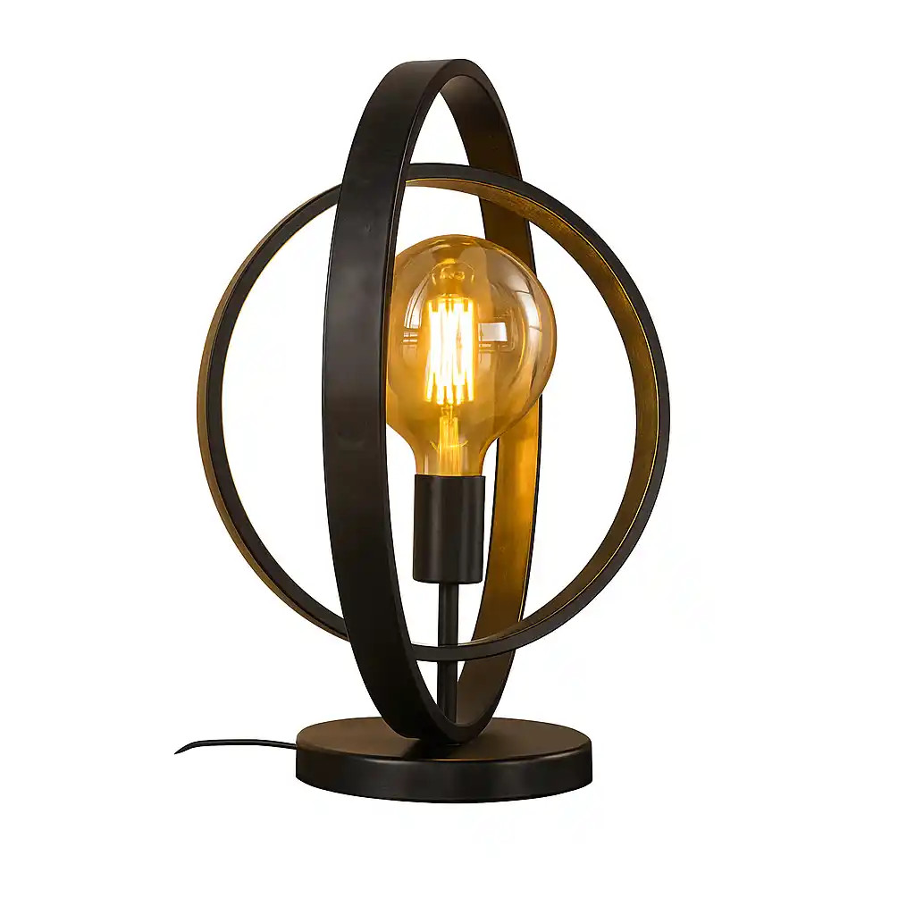 Ylumen Tafellamp Turn Around mat zwart Hoogte: 43 cm