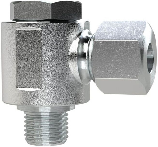 Riegler Raccord d'angle pivotant, G 3/4 a., Ø ext. tube 20 (SWV20SST)