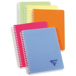 Clairefontaine, Heft + Block, Spiralbuch (A5, Liniert, Harter Einband)