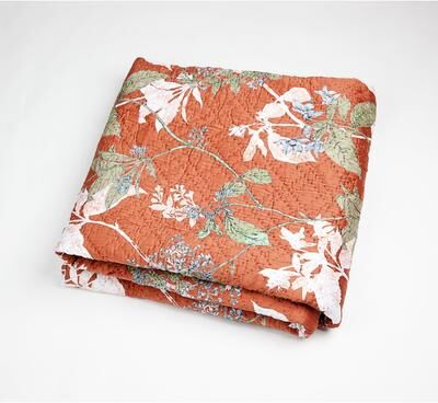 Amity Home Fitzgerald, Rayon/Sateen, Brick Red, Quilt