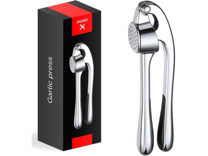 HGMD Knoflookpers RVS - Knoflookpers/Gemberpers - Garlic press - Vaatwasser bestendig