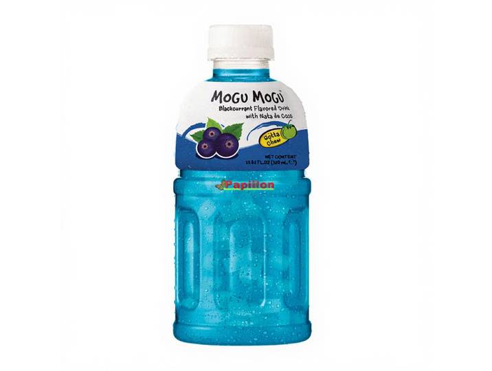 Mogu Mogu Boisson au cassis et gelée de coco, bouteille 32 cl