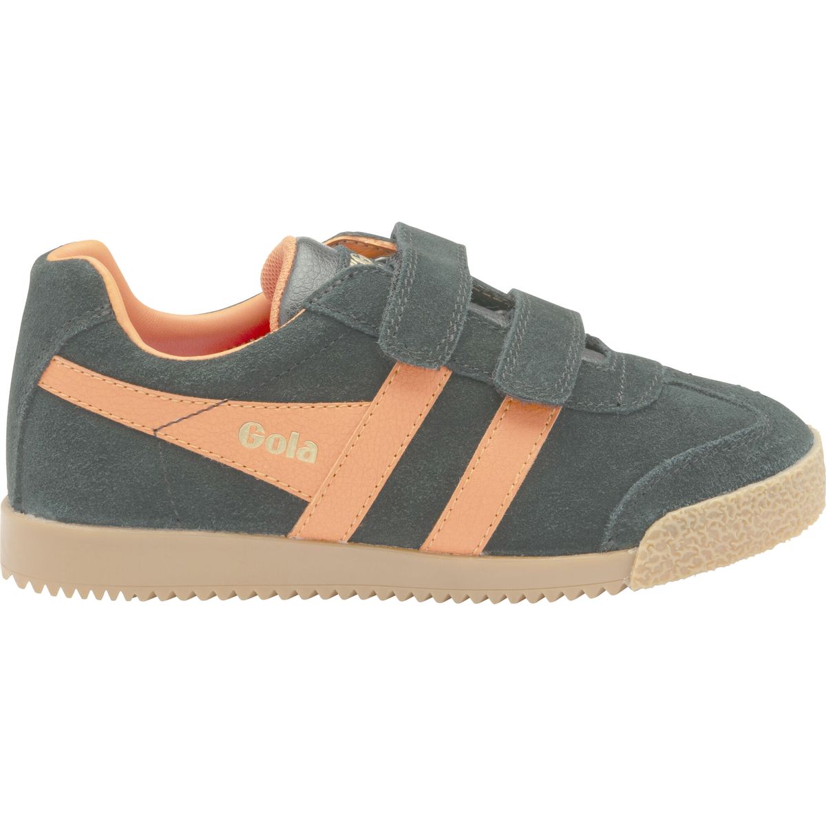 Gola Harrier Strap Sneaker Kids black/orange (BU) 11,5 CKA192-BU-115-blackorange