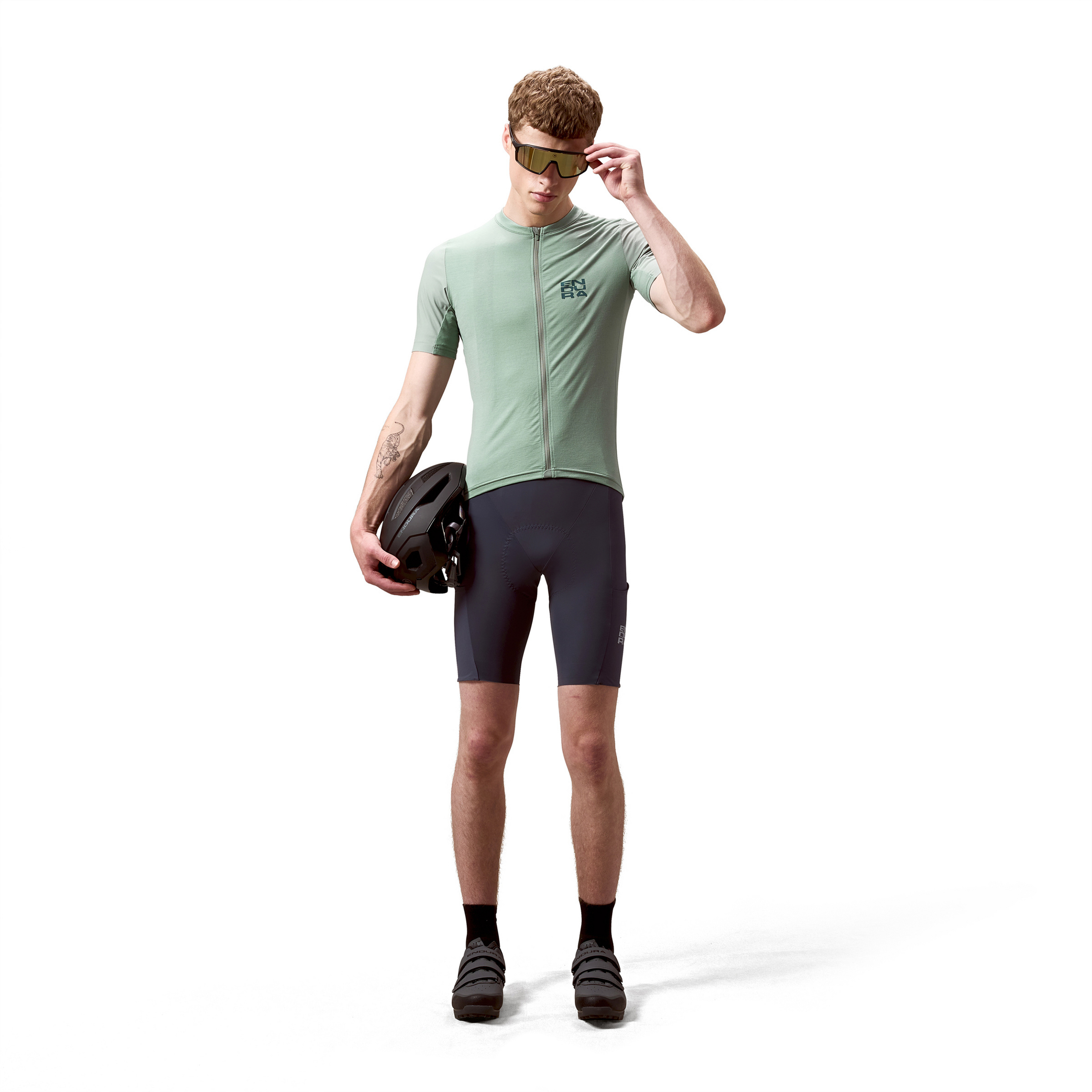 Endura Alltrack Ride Trikot Herren Radtrikots gruen Größe L Gravel Elastisch